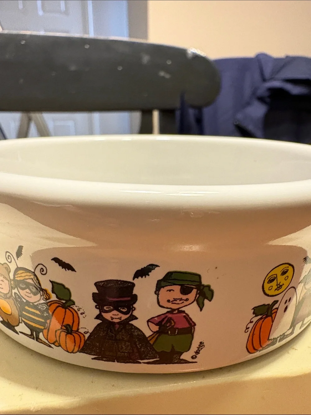 White Ceramic Bowl with 